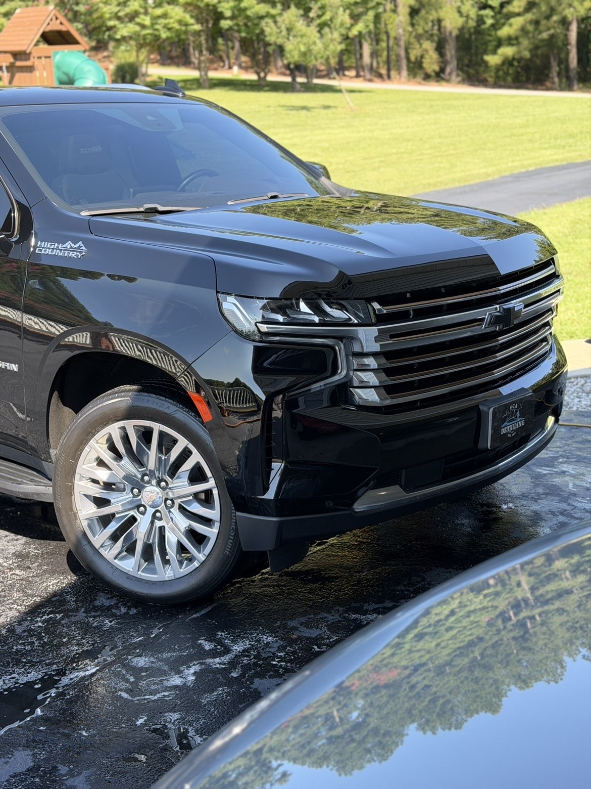 Black Chevrolet after FCA Detailing