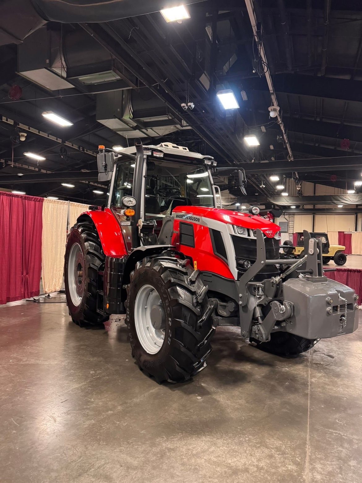 Massey Ferguson commercial tractor detailed by FCA Detailing