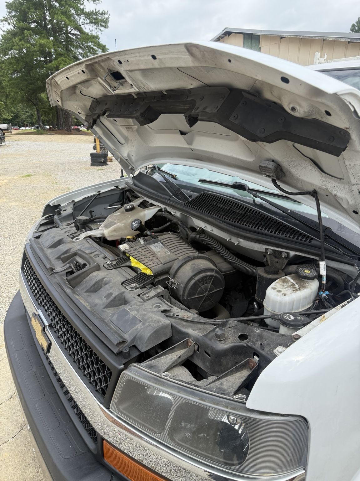 Engine bay before detailing