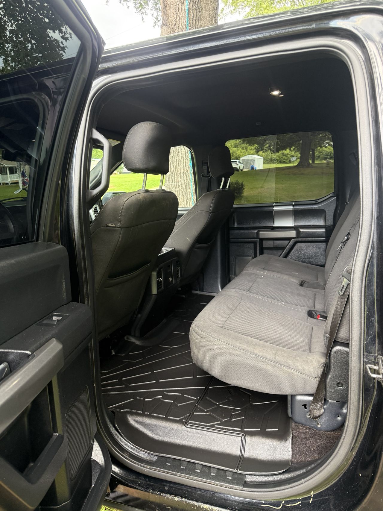 Truck interior after detailing